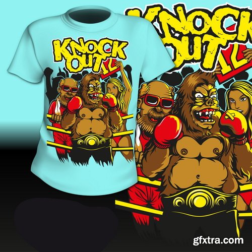 T-Shirt Design #4, 25xEPS