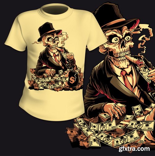 T-Shirt Design #4, 25xEPS