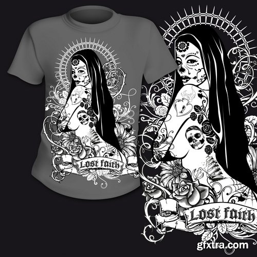 T-Shirt Design #4, 25xEPS