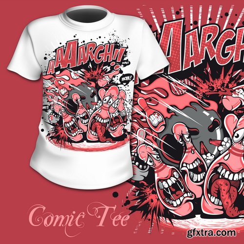 T-Shirt Design #4, 25xEPS