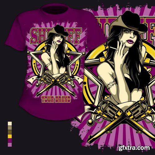 T-Shirt Design #4, 25xEPS