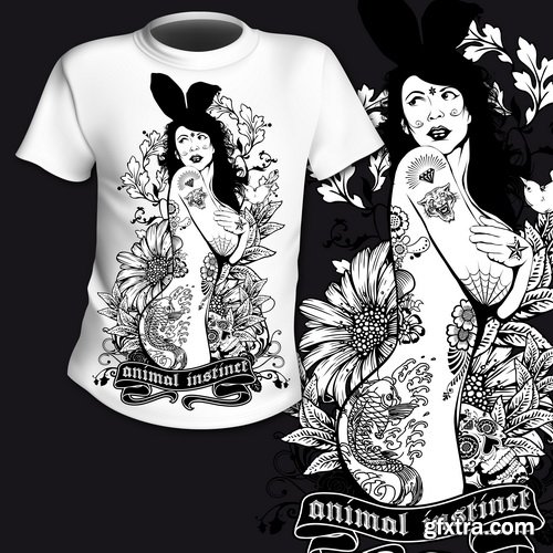 T-Shirt Design #4, 25xEPS