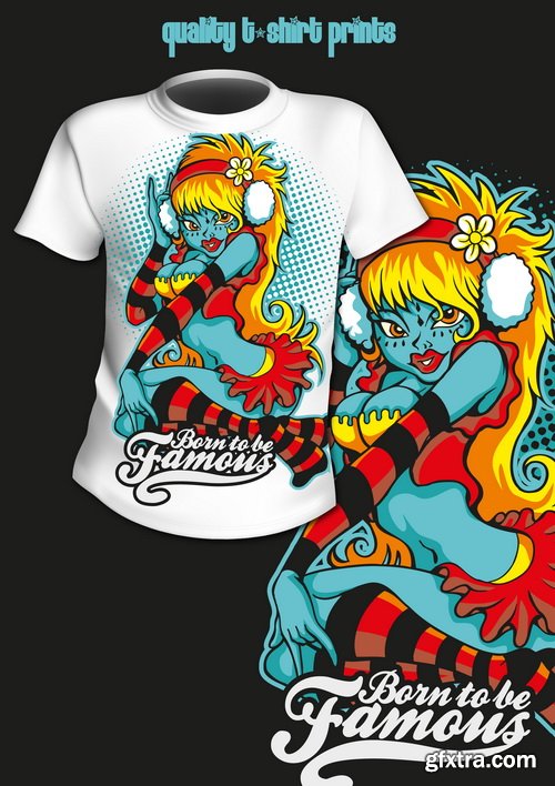 T-Shirt Design #4, 25xEPS