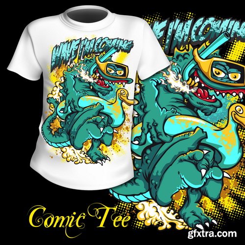 T-Shirt Design #4, 25xEPS