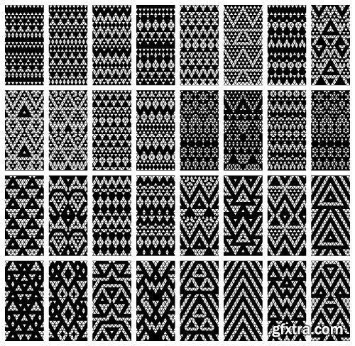 Tribal &amp; Ethnic Ornaments, 25xEPS
