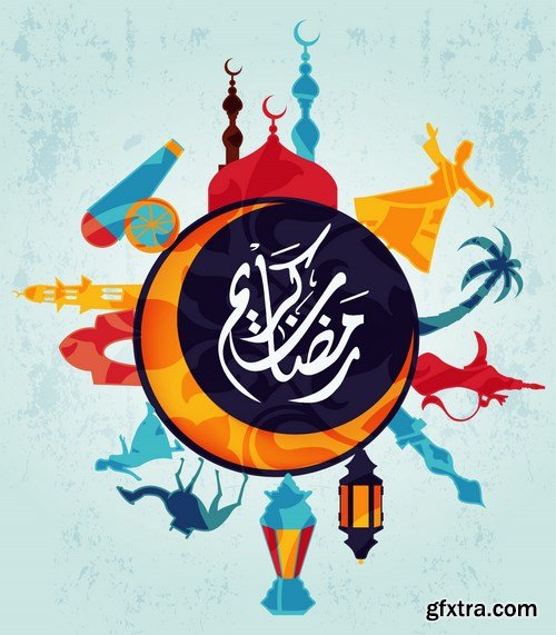 Islamic &amp; Arabic Design - 25x EPS