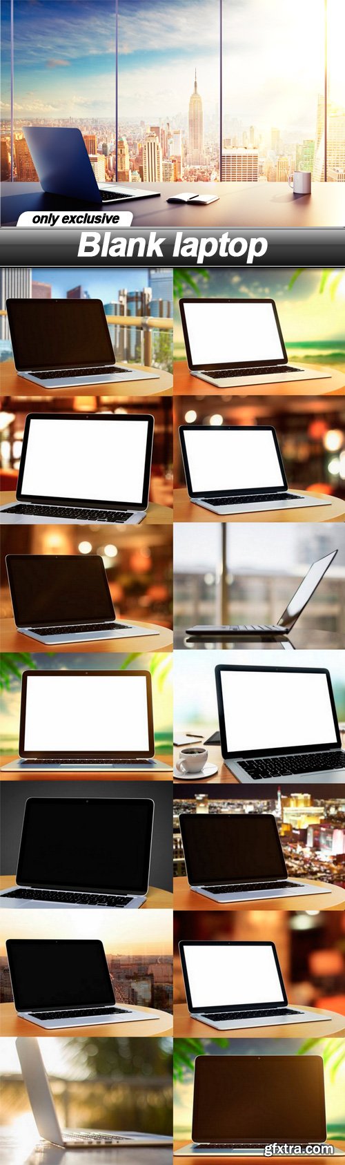 Blank laptop - 15 UHQ JPEG