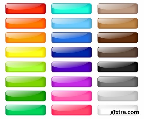 Collection of vector web design elements picture pointer marker template tool 25 Eps
