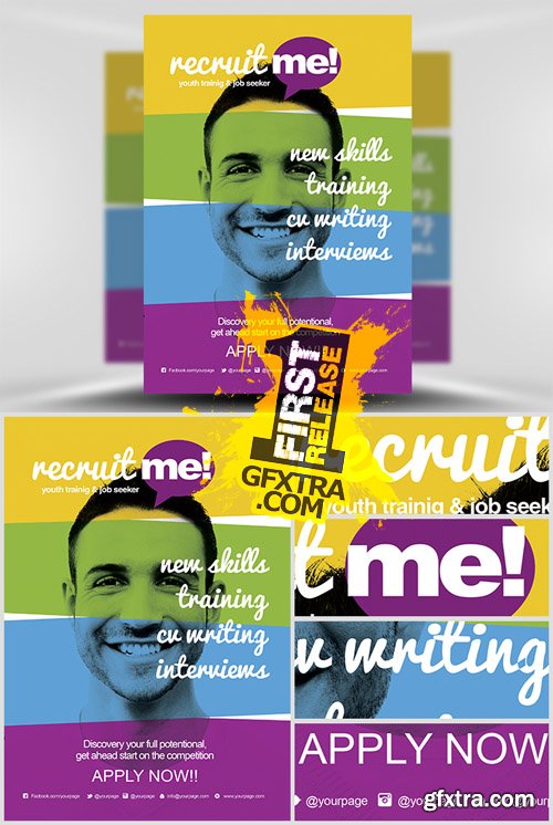 Creative Recruitment Flyer Template
