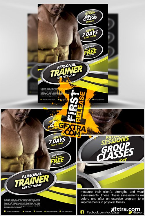 Personal Fitness Flyer Template