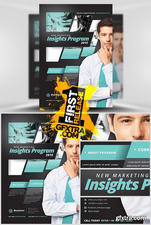 Insight Marketing Poster Template