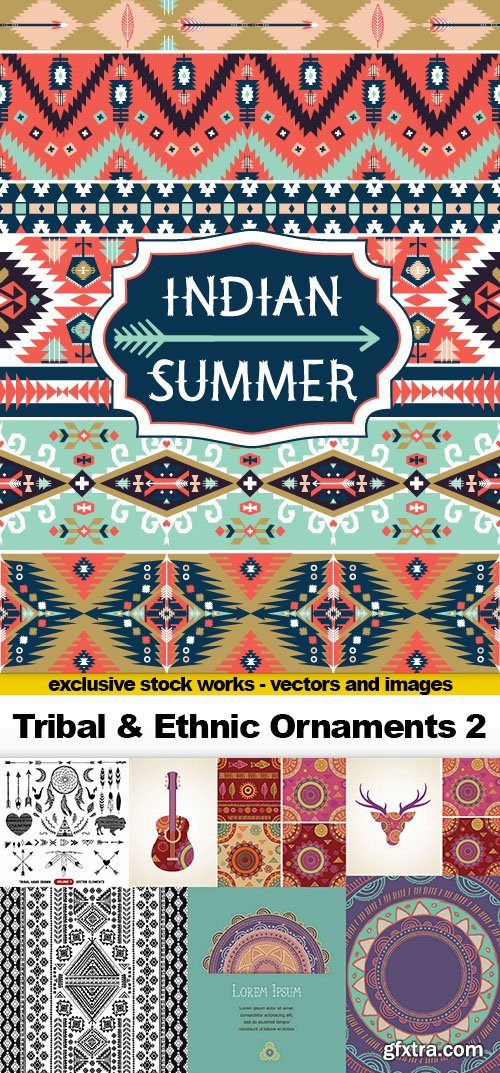 Tribal &amp; Ethnic Ornaments 2 - 25x EPS