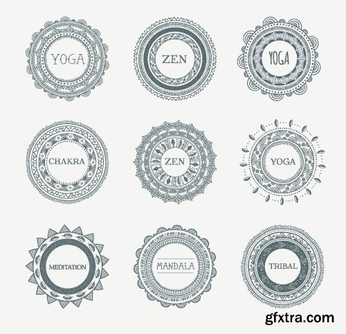 Tribal &amp; Ethnic Ornaments 2 - 25x EPS