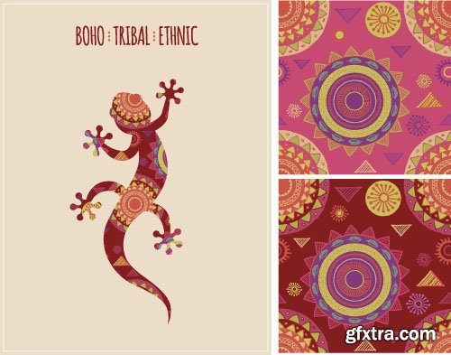 Tribal &amp; Ethnic Ornaments 2 - 25x EPS