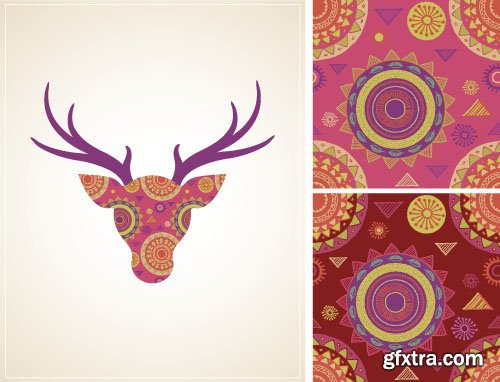 Tribal &amp; Ethnic Ornaments 2 - 25x EPS