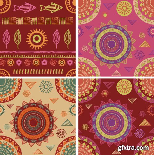 Tribal &amp; Ethnic Ornaments 2 - 25x EPS