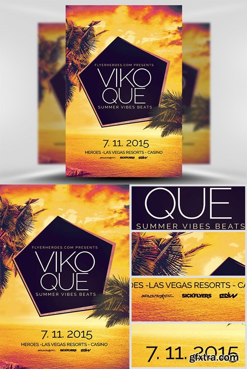 Summer House Flyer Template