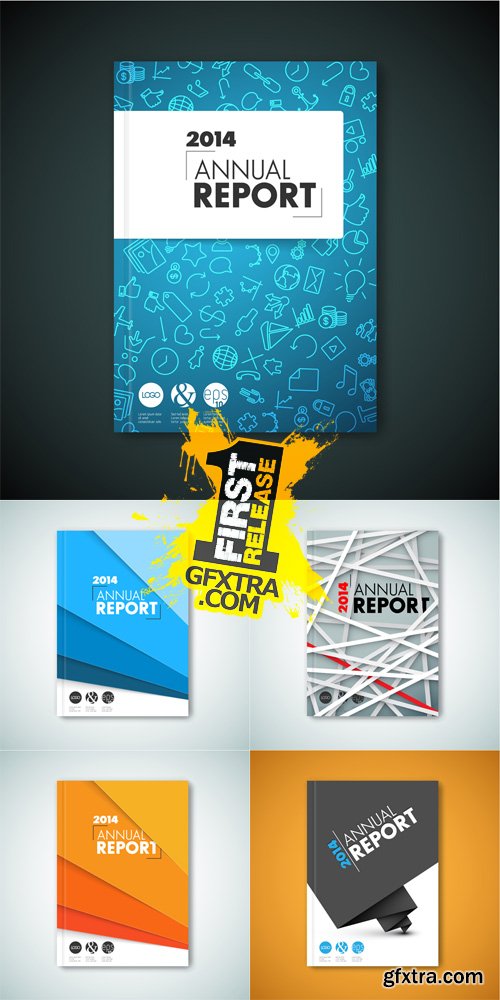 Modern Vector Abstract Brochure Design Templates