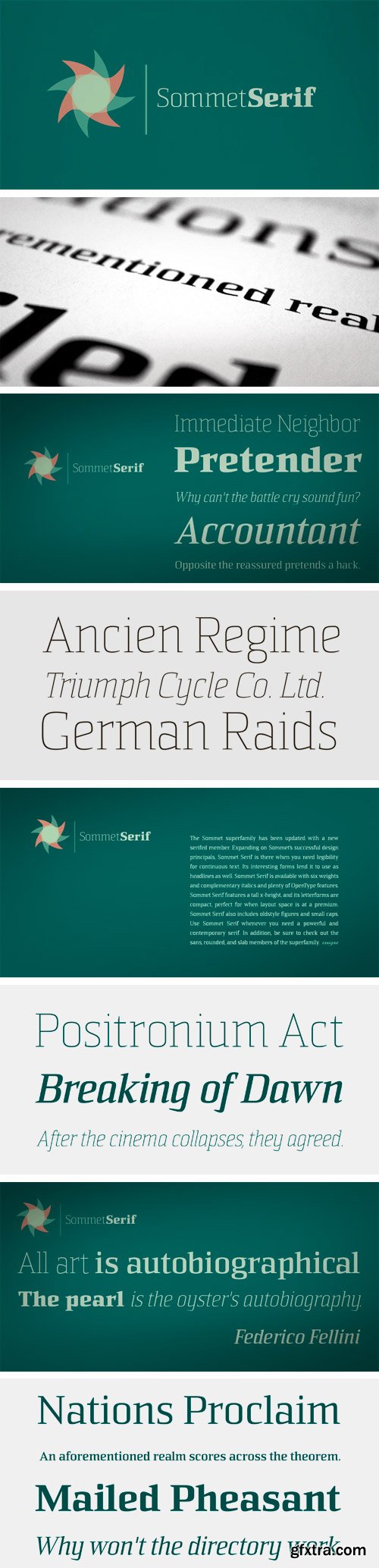 Sommet Serif Font Family Sommet Serif Font Family