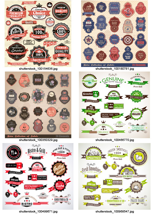 Premium Quality Labels II, 25xEPS Premium Quality Labels II, 25xEPS