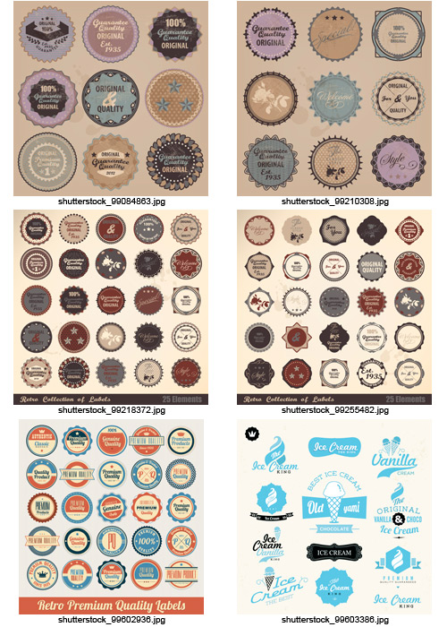 Premium Quality Labels II, 25xEPS Premium Quality Labels II, 25xEPS