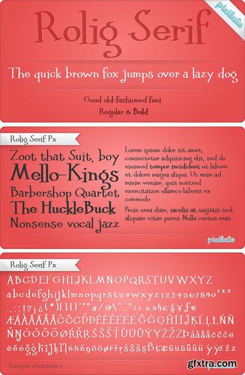 Pixilate Bundle - All 12 Typefaces 37xOTF