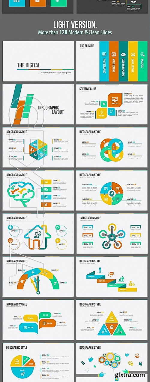 GraphicRiver - The Digital - Modern Powerpoint Template 8936794
