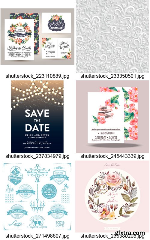 Amazing SS - Wedding Invitation &amp; Elements 2, 25xEPS