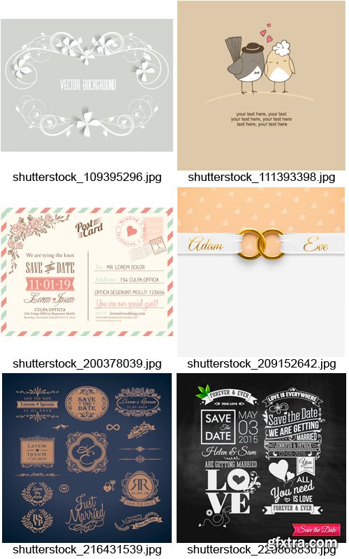 Amazing SS - Wedding Invitation &amp; Elements 2, 25xEPS