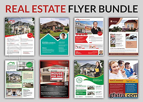 CM - Real Estate Flyer Bundle Templates 331084