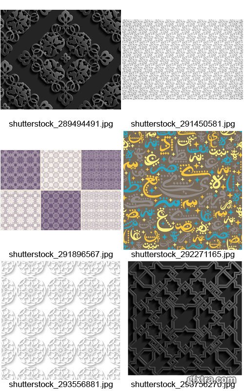 Amazing SS - Arabic Patterns 2, 25xEPS