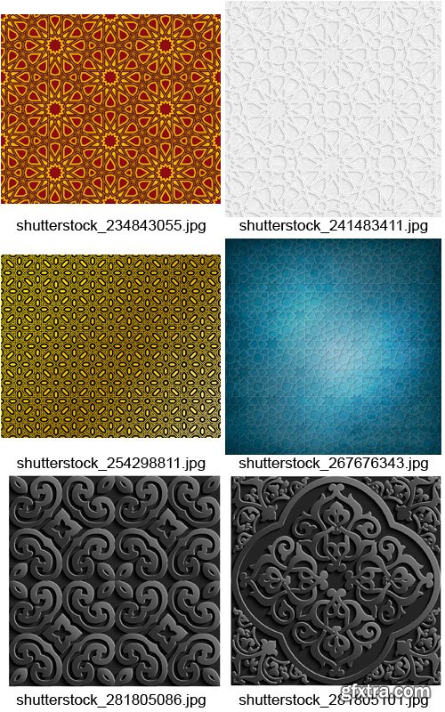 Amazing SS - Arabic Patterns 2, 25xEPS