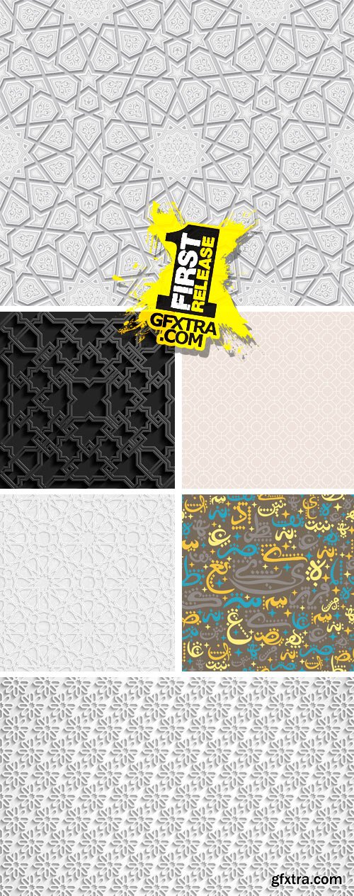 Amazing SS - Arabic Patterns 2, 25xEPS