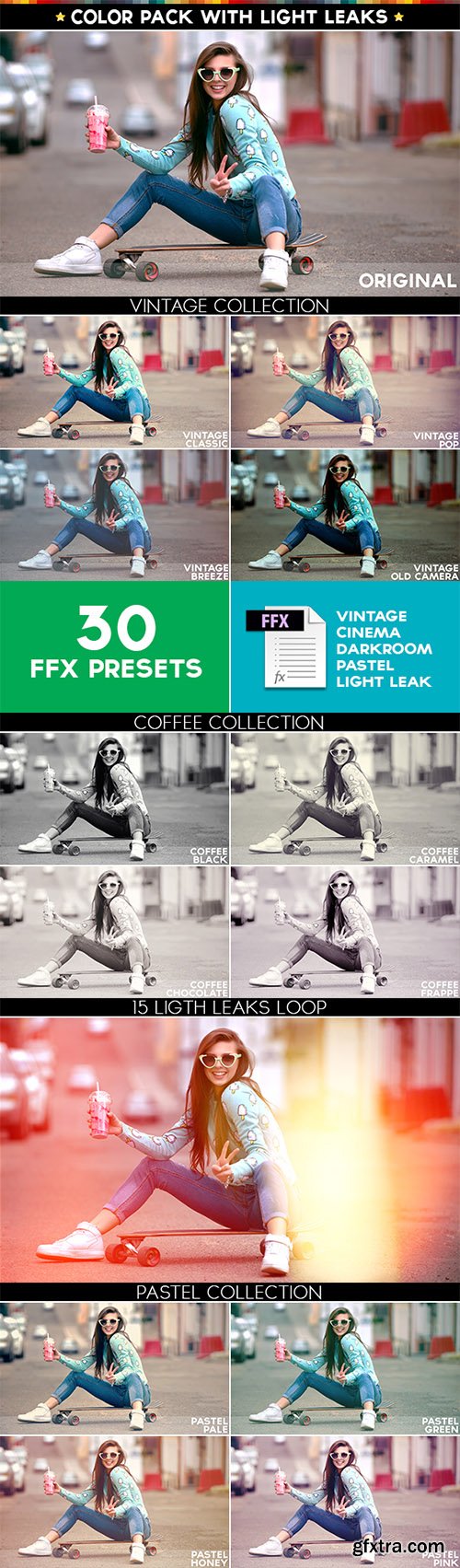 Videohive Color Pack with Light Leaks 12251466