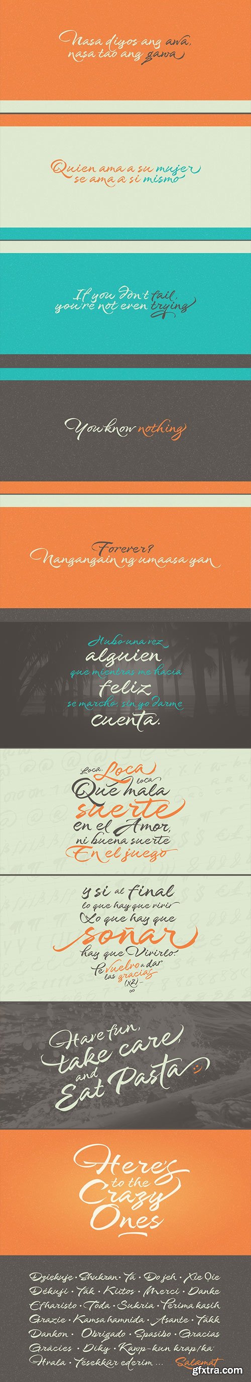 Salamat - New Brush Script by Sudtipos OTF