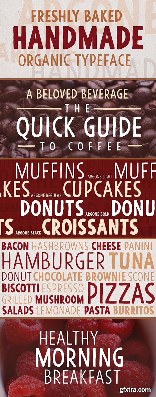 Argone - A Handmade, Organic, Display Family 4xOTF $72 Argone - A Handmade, Organic, Display Family 4xOTF $72