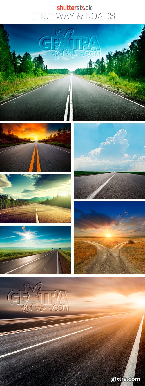 Amazing SS - Highway &amp; Roads, 25xJPGs