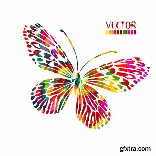 Collection of vector a background picture butterfly wings insect wallpaper 25 EPS