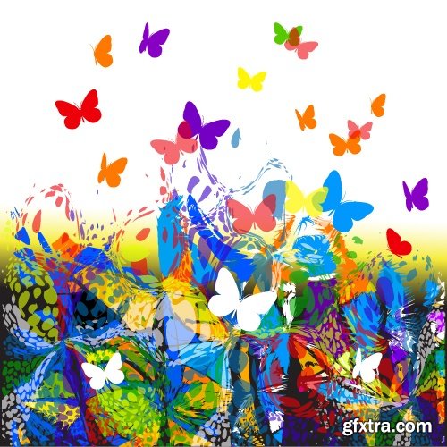 Collection of vector a background picture butterfly wings insect wallpaper 25 EPS