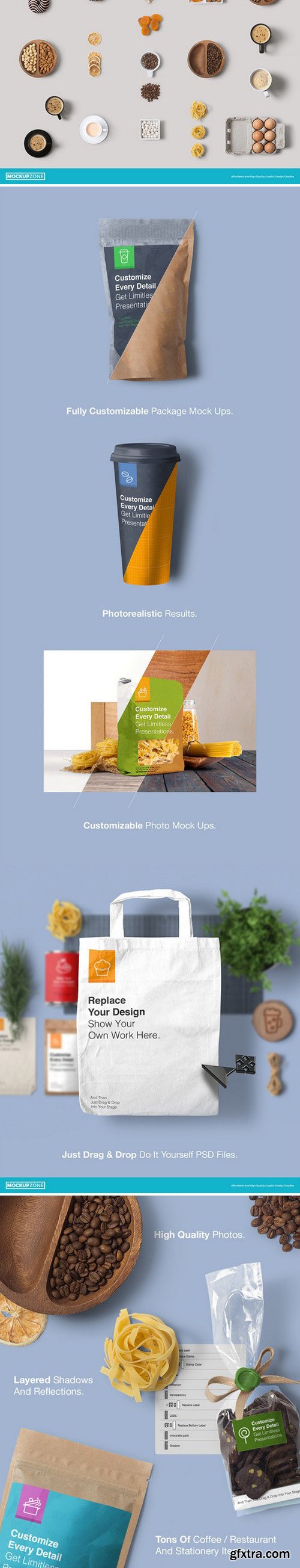 CM - Coffee Branding &amp; Packages Mock Up 342706