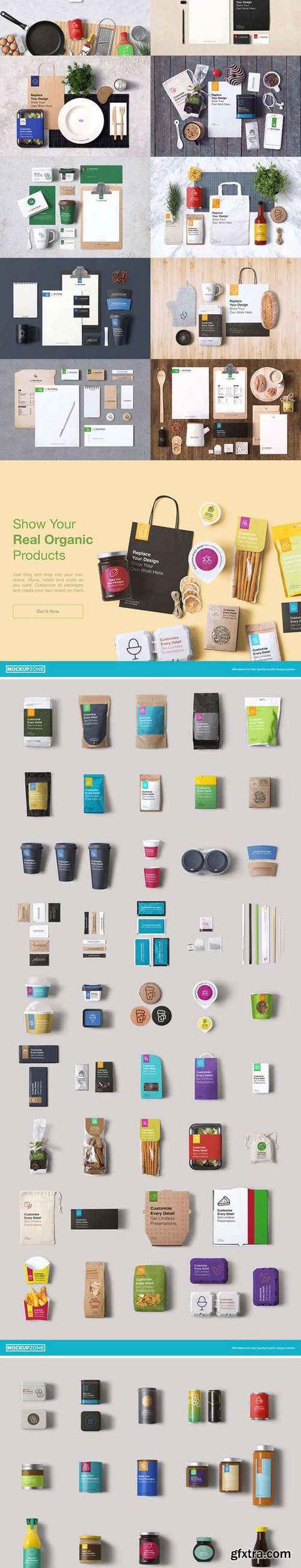 CM - Coffee Branding &amp; Packages Mock Up 342706