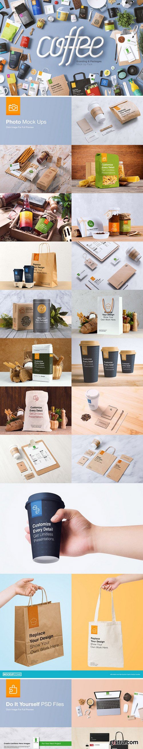 CM - Coffee Branding & Packages Mock Up 342706 CM - Coffee Branding & Packages Mock Up 342706