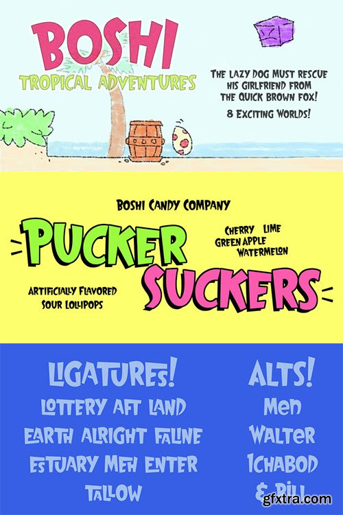 Boshi - Retro Goodness OTF $30 NEW!