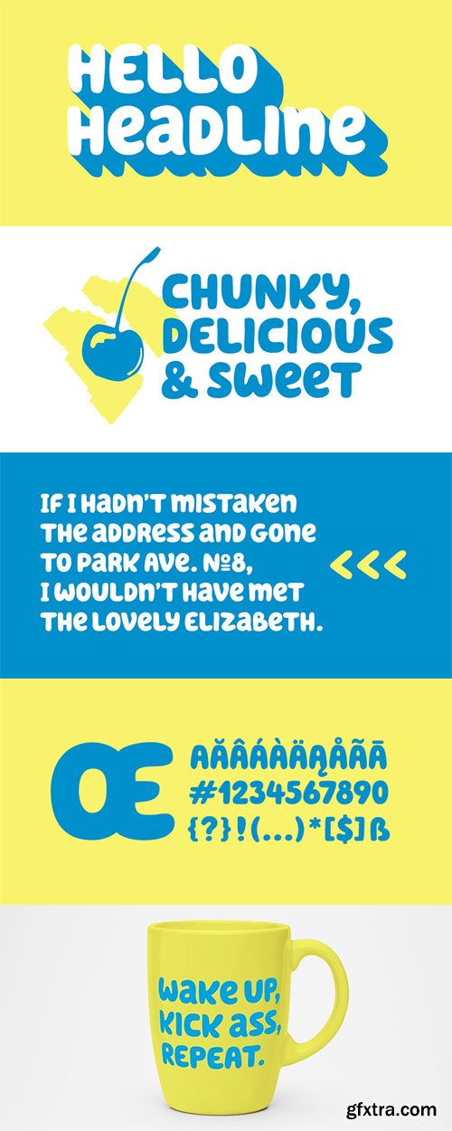 Hello Headline - Bold and Friendly OTF $29 NEW! Hello Headline - Bold and Friendly OTF $29 NEW!