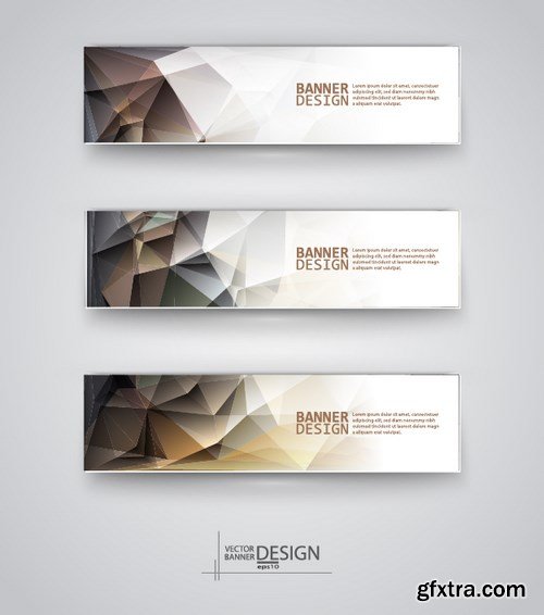 Abstract Banner Vector Collection - 40xEPS