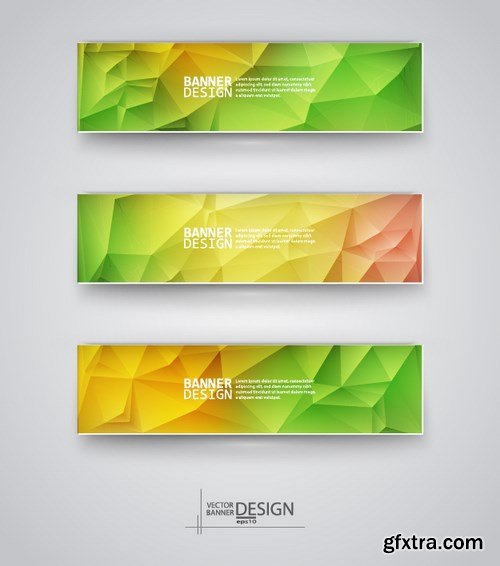 Abstract Banner Vector Collection - 40xEPS