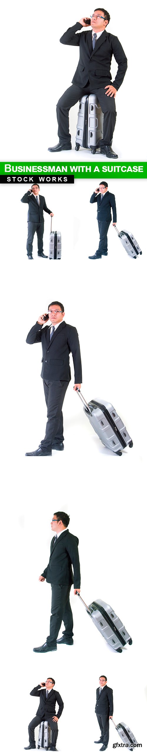 Businessman with a suitcase - 6 UHQ JPEG