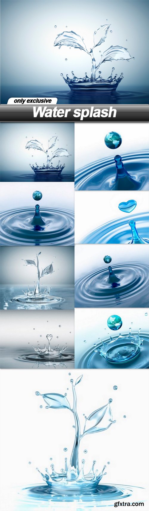 Water splash - 9 UHQ JPEG
