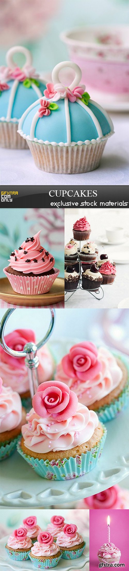 Cupcakes - 6 UHQ JPEG