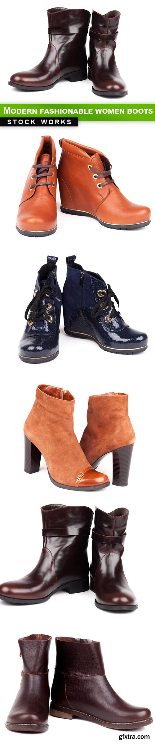 Modern fashionable women boots - 5 UHQ JPEG